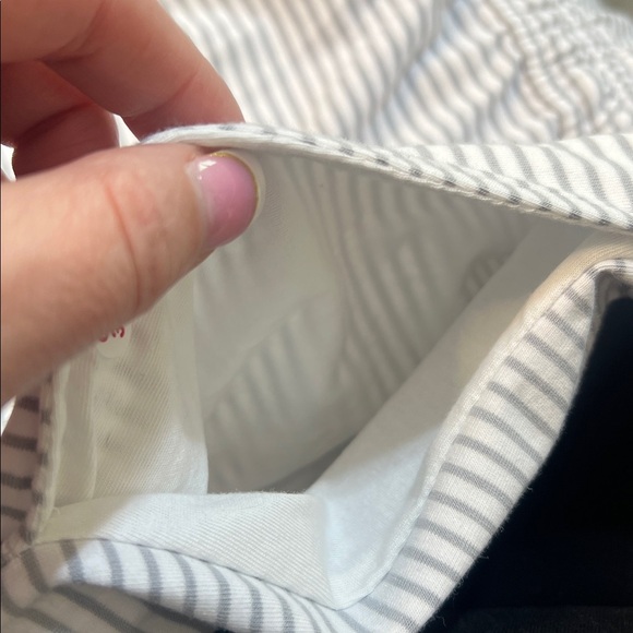 Gray and White Striped Tank Top Dress - Picture 6 of 6